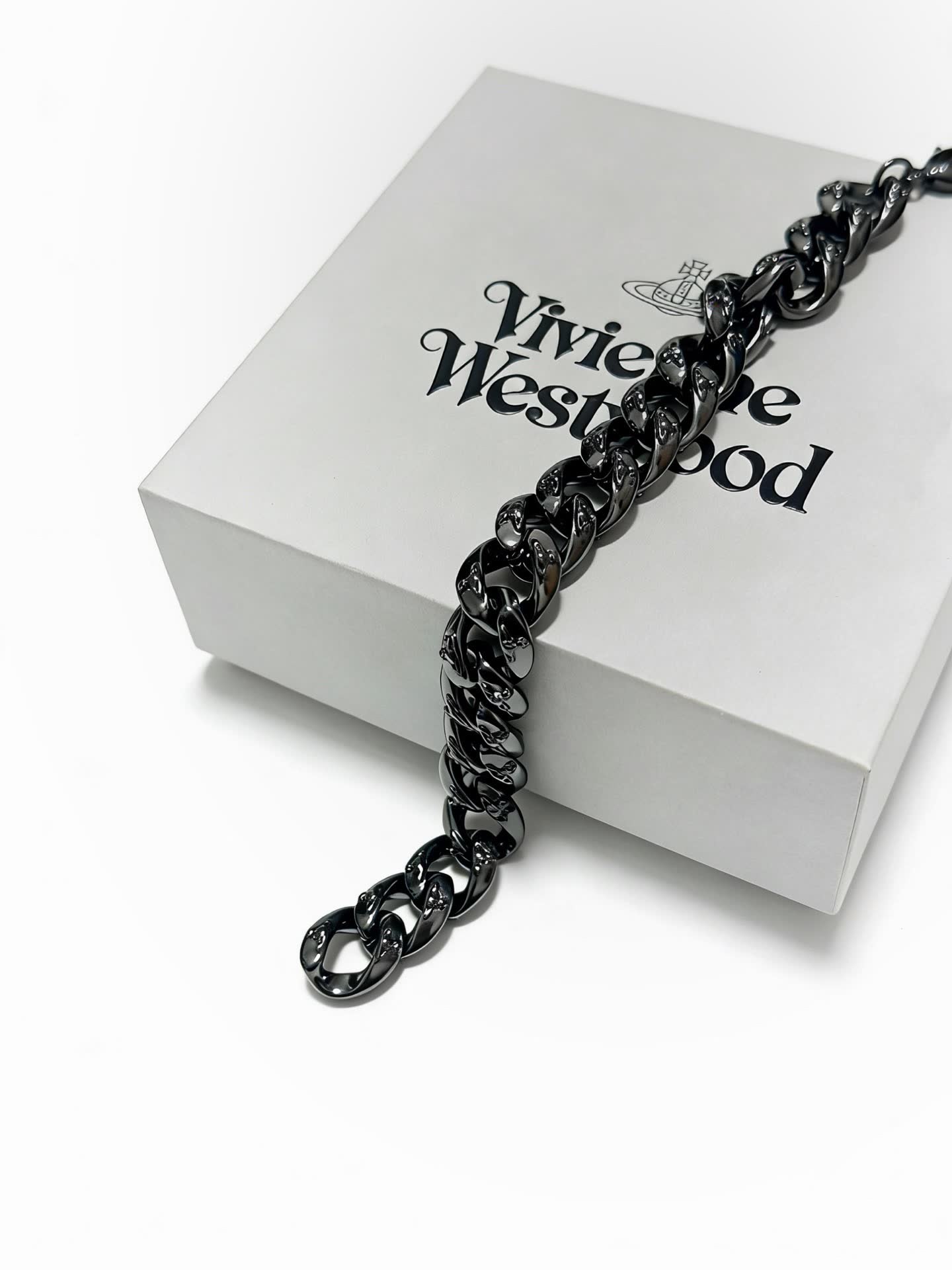 Vivienne Westwood Black Chain Bracelet